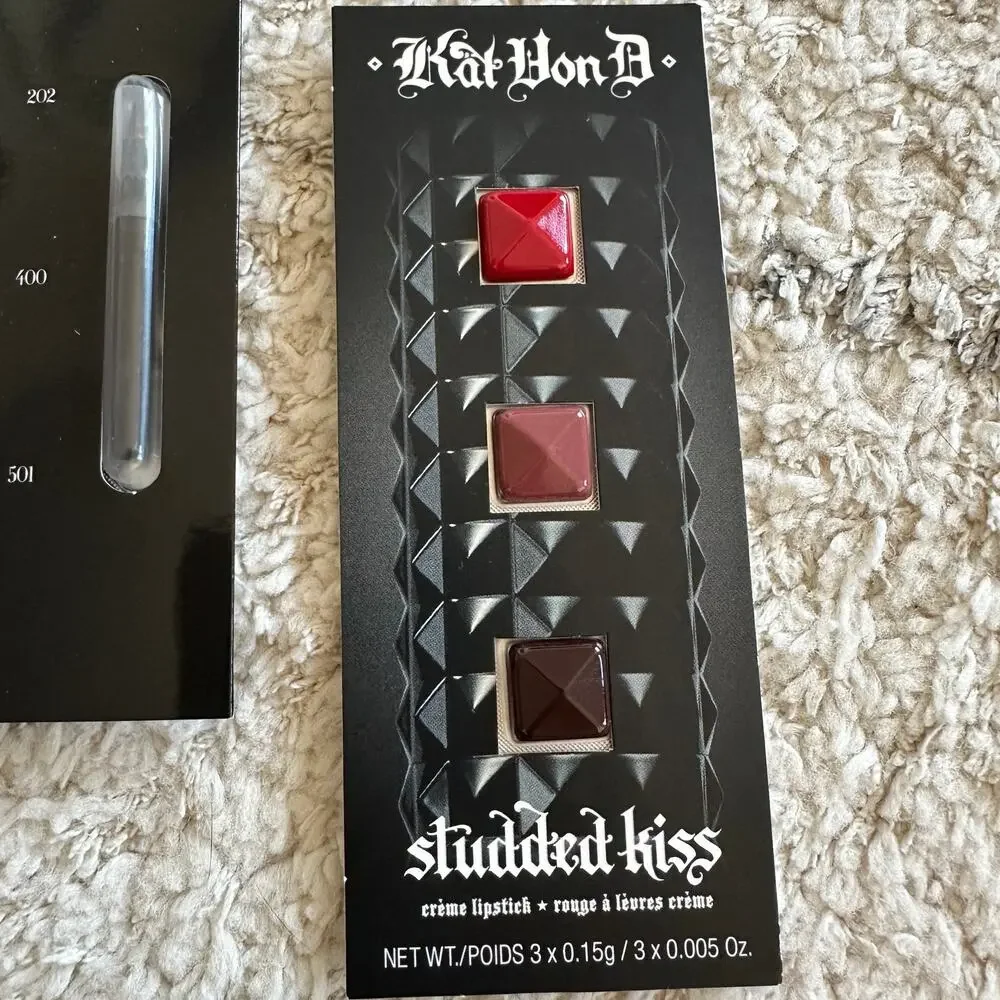 Lip Makeup Sample Lot of 5 Giorgio Armani, KatVonD, Sephora, Laura Mercier